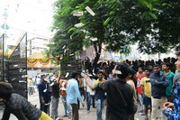 Jai Lava Kusa Movie Hungama At RTC X Roads